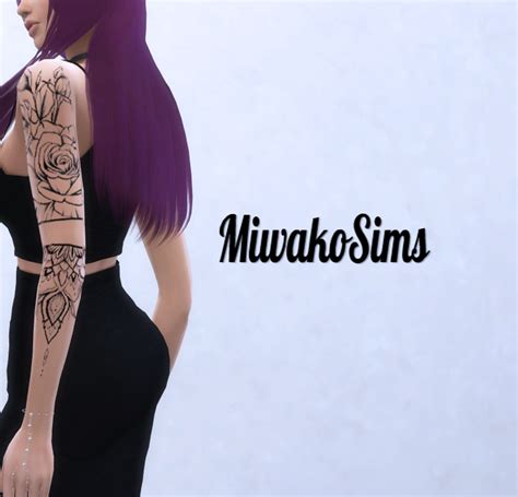 Sims 4 Cc Rose Tattoo