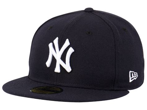New York Yankees Mlb Ac Perf Navy Blue 59fifty Fitted Cap Essential