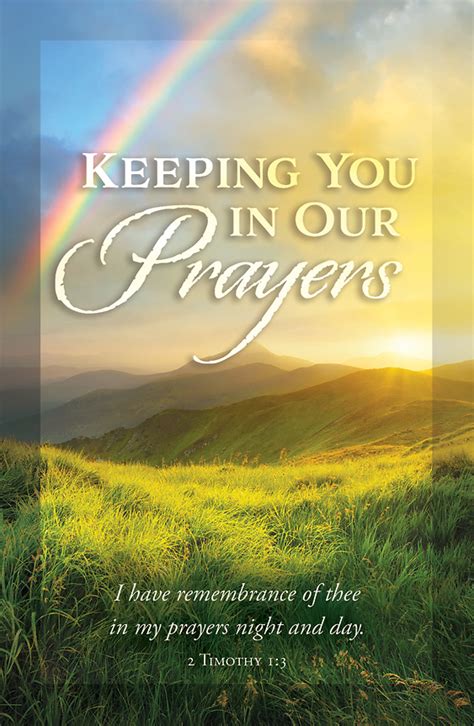 Keeping You In Our Prayers Postcard Pack Of 25 Cokesbury