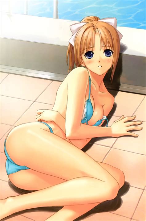 Tony Taka Shiomiya Kanami After Game Absurdres Highres Scan 00s 1girl Ass Bikini