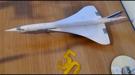 Concorde Paper Model 2 In 1 Youtube