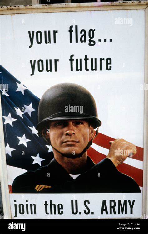 American Soldier On Us Army Recruiting Military Recruitment Poster