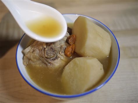 Miss Wong S Kitchen Chinese Yam And Pork Bone Soup