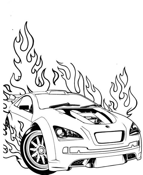 Coloring for kids nascar car impala ss #17. Race Car Coloring Pages | Free download on ClipArtMag
