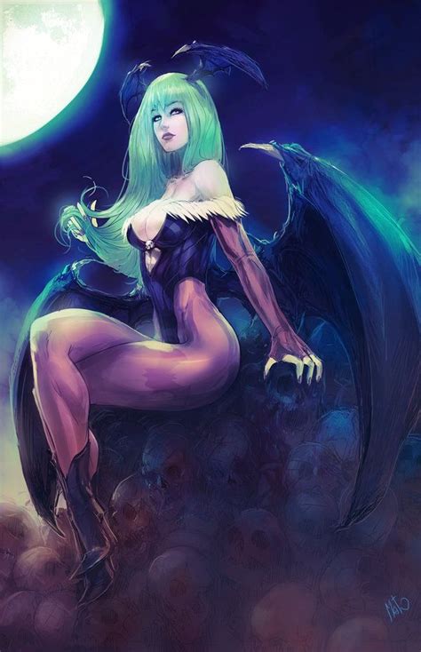 Αποτέλεσμα εικόνας για morrigan aensland Capcom art Comic artist Character art