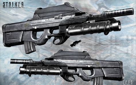 T200m Assault Rifle With Grenade Launcher Stalker Wallpaper