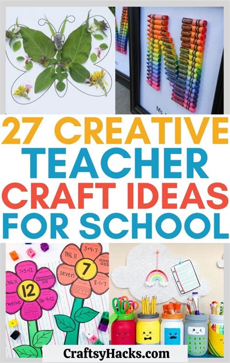 27 Exciting Teacher Crafts Craftsy Hacks