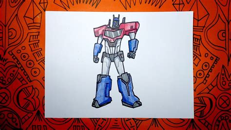 Aprende A Dibujar A Optimus Prime De Transformers Paso A Paso Youtube