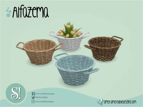The Sims Resource Alfazema Basket