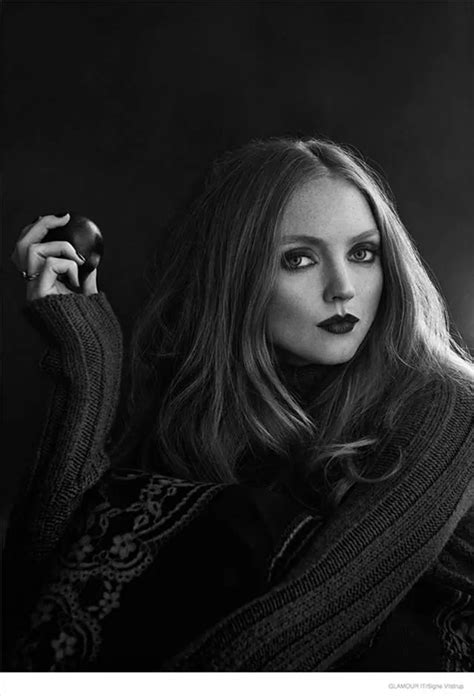 Lily Cole Models In Cover Story Of Glamour Italia Haut Fashion