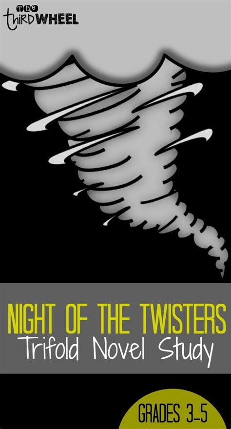 Night Of The Twisters Novel Study Unit Literature Circles Reading