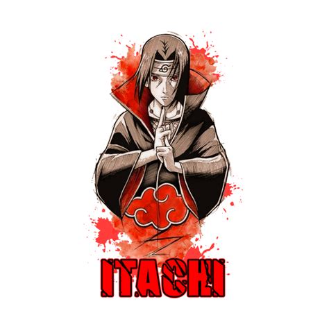 Naruto Itachi Uchiha Awsome Design Naruto T Shirt Teepublic