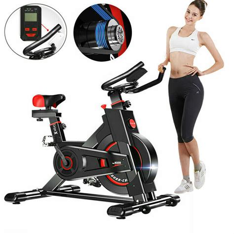 Stationary Exercise Bike Home Gym Indoor Cycle Bicycle Trainer Pedal
