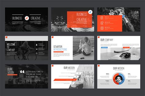 Template 64617 Marketing Agency Powerpoint Template Website Brobst