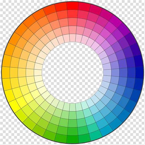 Color Wheel Complementary Colors Hue Ring Chart Transparent Background