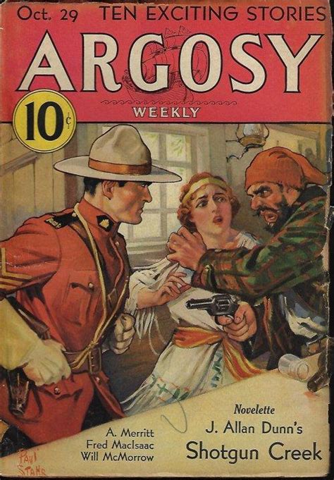 Argosy Weekly October Oct 29 1932 Burn Witch Burn The Red Scalp By Argosy J