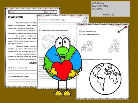Caracteristica Da Terra 3 Ano