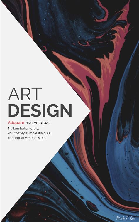 Art Design Book Cover Book Cover Template