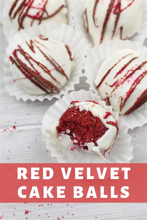 These Red Velvet Cake Balls Are The Perfect Festive Treat Especially For Valentines Day They