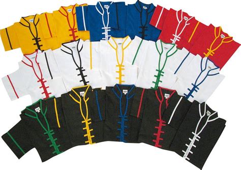 Kung Fu Uniform Top V Collar Wshort Sleeve Style 107 V2