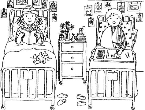 More than 600 free online coloring pages for kids: ziekenhuis | Ziekenhuis, Thema, Kleurplaten