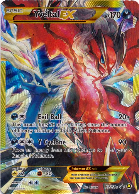 Yveltal Ex Xy150a Full Art Promo Premium Trainers Xy Collection