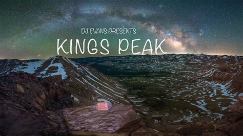 Kings Peak A Milky Way Panorama On Utahs Tallest Mountain Youtube