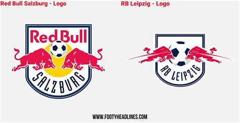 Der fc red bull salzburg ist national immer noch sehr erfolgreich, im europapokal wurden die großen ziele nicht erreicht. FC Red Bull Salzburg vs RB Leipzig - Logos, Kits, Names ...