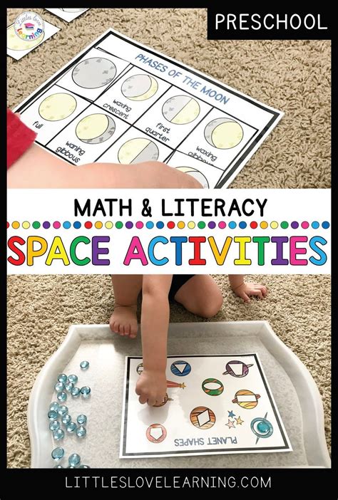 20 Out Of This World Space Activities For Preschool And Pre K Space Activities Math Activities