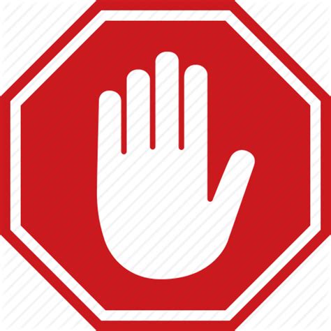 Printable Stop Sign With Hand
