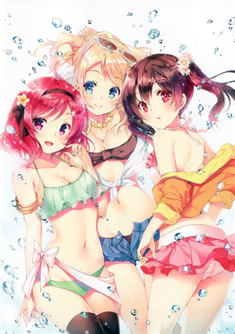 Wallpaper Anime Girls Boobs Love Live Ayase Eri