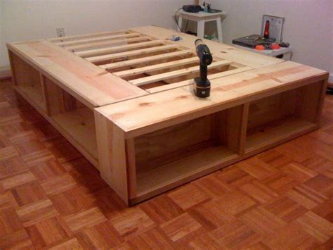 Installing the gas struts and handles diy platform bed with storage plans - Google Search | Diy ...