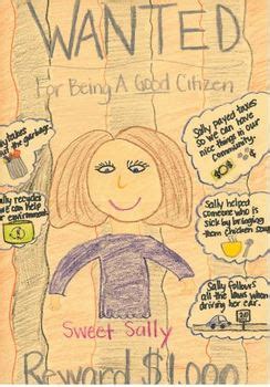 Good Citizen Wanted Poster- Citizenship Social Studies by Teacher Creations