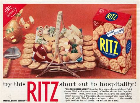 Ritz Crackers Ritz Crackers Cheese Serving Cheese Baskets