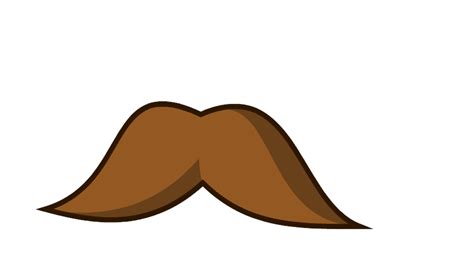 Brown Moustache Png