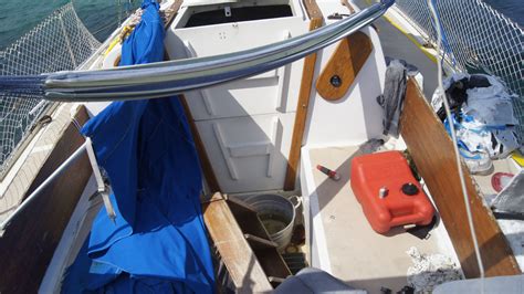 Some Repairs Needed On The 1968 Columbia 36 Sailboat For Sure Nassau
