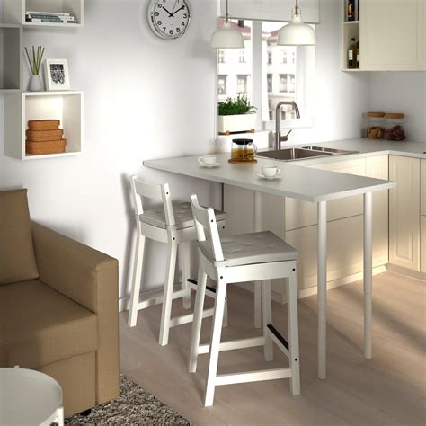 Counter stools for kitchen island ikea cabinets. NORDVIKEN Bar stool with backrest, white, Width: 15 3/4 ...