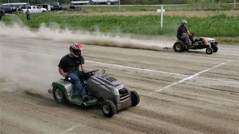 Lawn Tractor Drag Racing Union Fairgrounds May 2021 Youtube