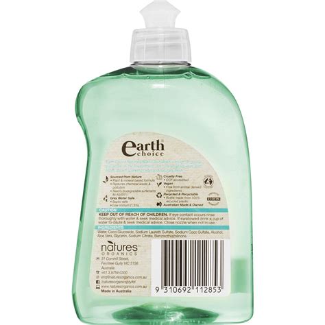 Earth Choice Naturally Naked Dishwashing Concentrate Ml Woolworths