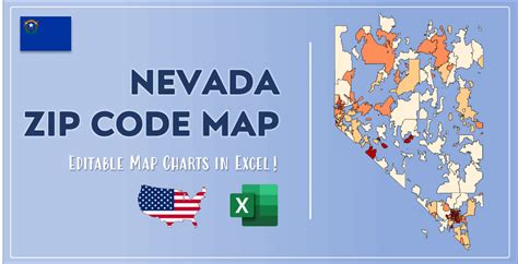Nevada Zip Code Map And Population List In Excel