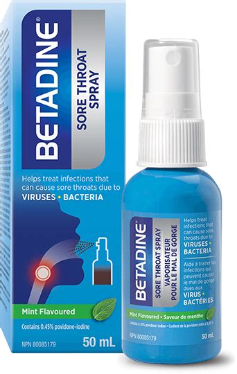 Betadine sore throat spray is a spray that kills germs that cause sore throat. Sore Throat Spray | Sore Throat Treatment | BETADINE®