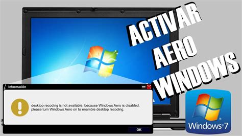 Activar Aero De Windows 7 Action Youtube