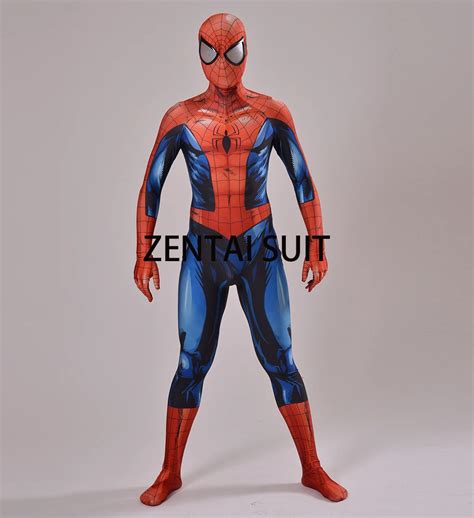 Ultimate Spiderman Costume 3d Shade Spandex Cosplay Halloween Bagley