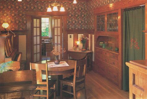 How Beautiful Another Arts And Crafts Dining Room Note The Morris