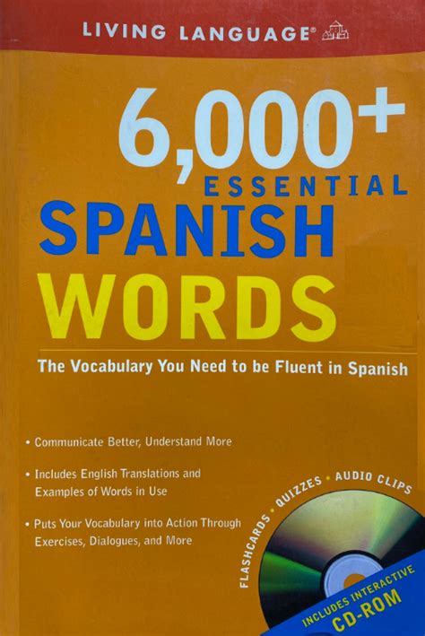 6000 Essential Spanish Words Expand Your Vocabulary With Cd Rom