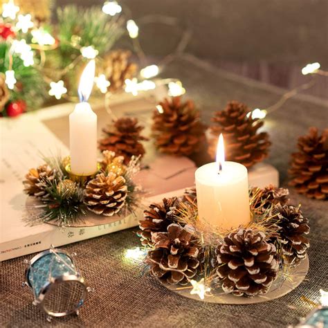Christmas Table Centerpieces With Candles Christmas Candle