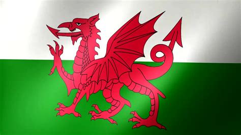 Wales Flag Stock Footage Video 5027582 Shutterstock
