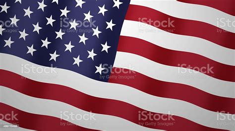 Digital Stars And Stripes Us Flag Stock Illustration Download Image