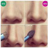 Contouring is a makeup trick to enhance the natural structure of your face. How to Get a Perfect Nose Shape by Makeup - Pretty Designs