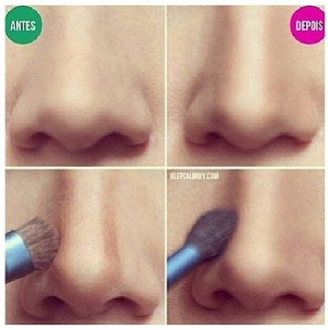 I have a bit of a big nose, so this is how i make it look smaller and straighter, using makeup! How to Get a Perfect Nose Shape by Makeup - Pretty Designs